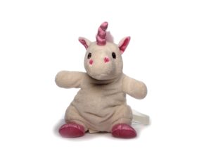 Rucksack Einhorn weiß, Kinder Kuscheltasche Tier Plüsch