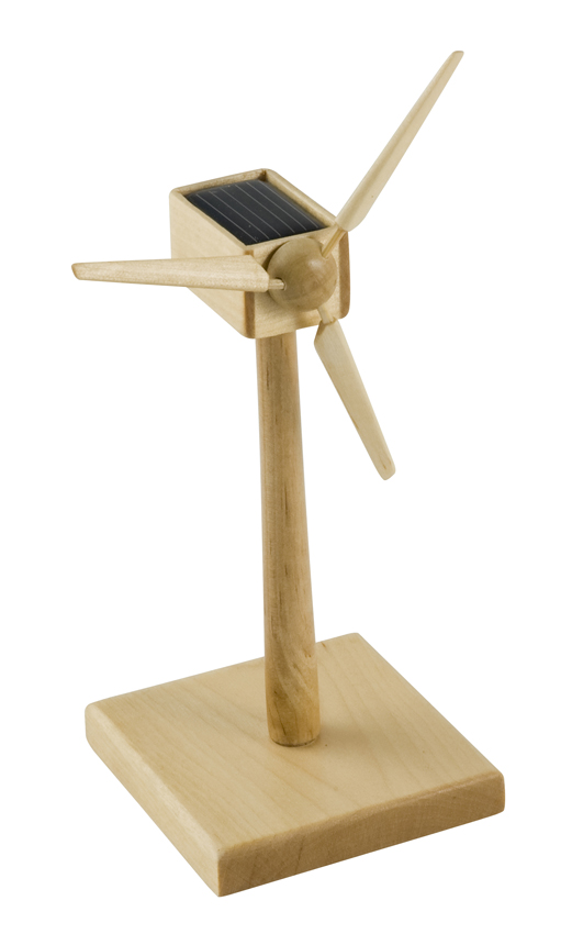 Solar Windgenerator Holz Fsc 15 Cm Bausatz Enercon