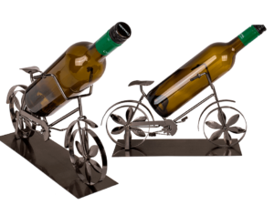 Fahrrad Skulptur Flaschenständer Damenrad Weinflaschenhalter