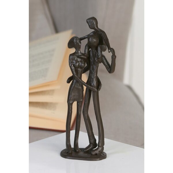 Parents - Familien Design Eltern Skulptur aus Eisen mit Zitatanhänger – Bild 7
