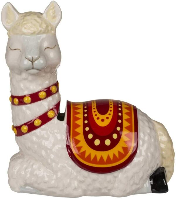 Spardose Lama Alpaka Sparbüchse Keramik - Dekoration Geldgeschenk