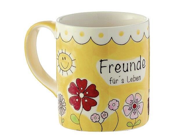 Mila Gartenzwerge Freunde fürs Leben Becher - 280 ml - Tasse - Henkelbecher - Keramik 80304