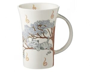 Mila Oommh Pure Relax - Yoga Katze Coffee Pot 500 ml - Tasse - Becher - Keramik