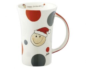 Mila Happy Christmas Coffee Pot - 500 ml - Tasse - Becher - Keramik - weihnachtliches Smilydesign