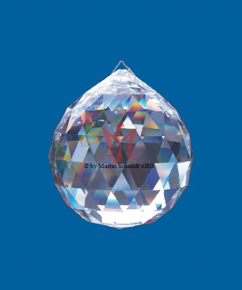 Glasfigur 2 Schmetterlinge Kristall 9 x 10 cm blau Kristallkugel geschliffen 