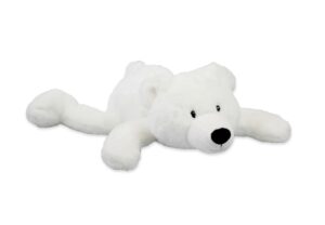Eisbär Wärmetier Polarbär Kuscheltier als Wärmekissen und Kältekissen - Füllung herausnehmbar