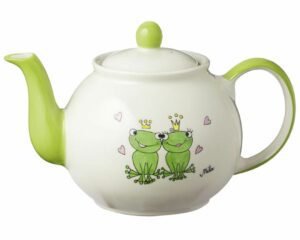 Mila True Love Kanne 1,2L - Teekanne Froschkönigspaar - Keramik