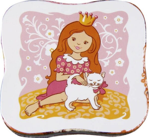 Magisches Handtuch - Zauberhandtuch Prinzessin mit Katze, Baumwolle 30 x 30 cm 992669.41_2