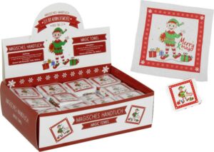 Magisches Handtuch Elfi - Zauberhandtuch Weihnachtswichtel Merry X-Mas