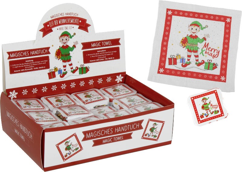 Magisches Handtuch Elfi Zauberhandtuch Weihnachtswichtel