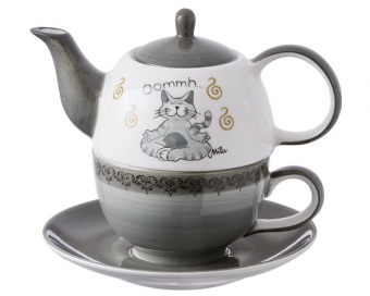 Teekannenspiel Tea For One 116182 Katzen 