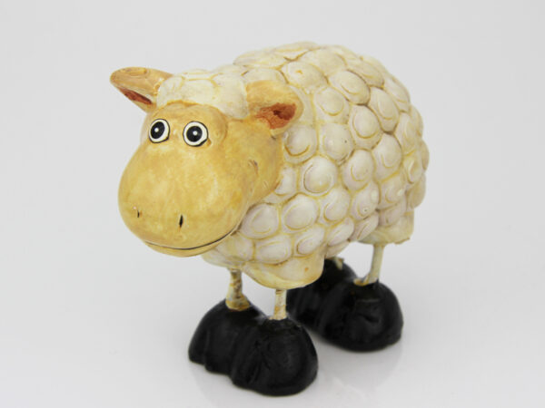 A - Kleine Schaf Figur - Dekoschafe