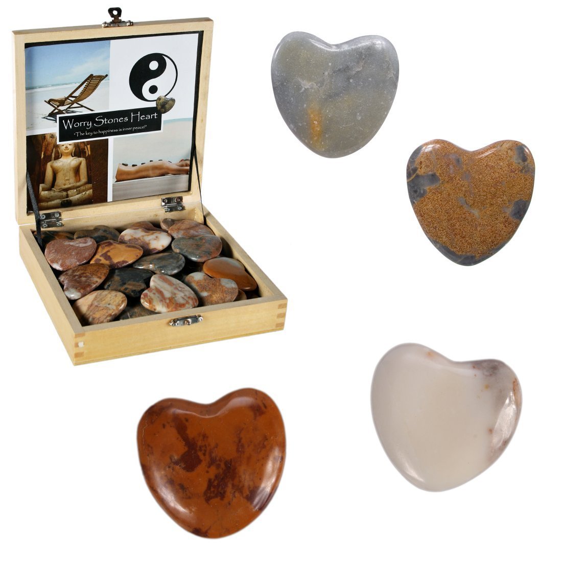 Marmor Herz Marmorierte Naturstein Herzen Anti Stress Steinherz