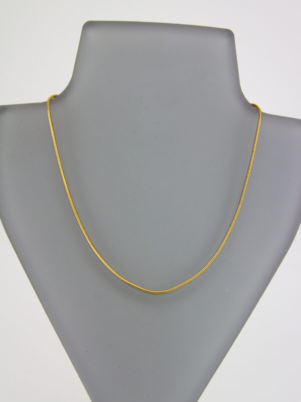 Schlangenkette gold - elegante Halskette