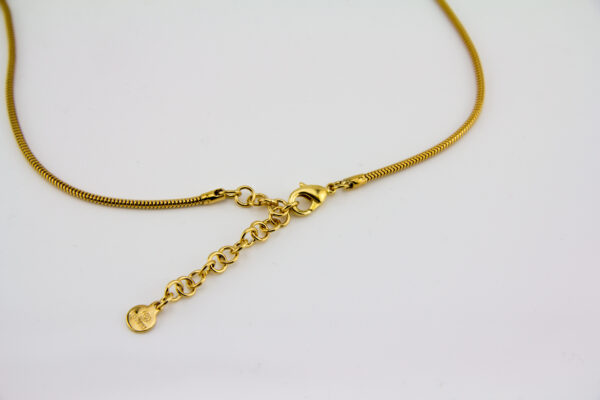 Schlangenkette gold - elegante Halskette – Bild 2