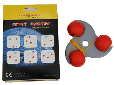 Astrojax mit Anleitung Orbit Master - Geschicklickeitsspiel mit drei Bällen - Jojo - Spinning Ball Toy