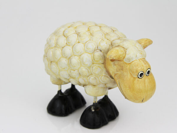 B - Kleine Schaf Figur - Dekoschafe