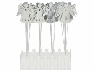 Blumenstecker Zink Engel am Stab - Schutzengel zum Stecken 511348-000-815
