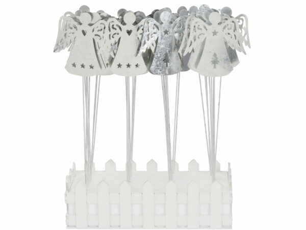 Blumenstecker Zink Engel am Stab - Schutzengel zum Stecken 511348-000-815