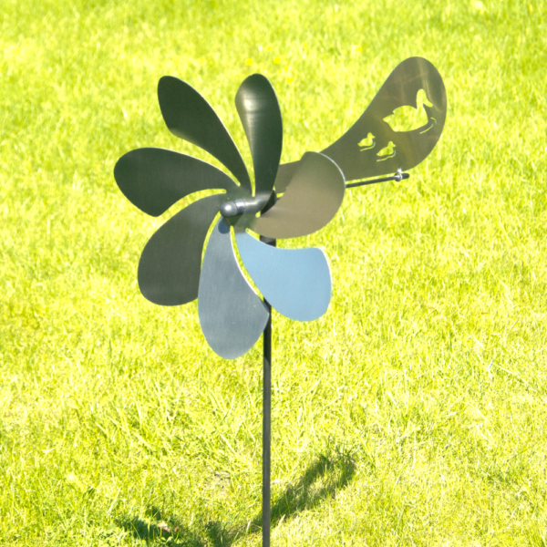 Ventura Enten Windspiel Edelstahl Windrad - Made in Germany - Indoor - Outdoor - wartungsfrei – Bild 2