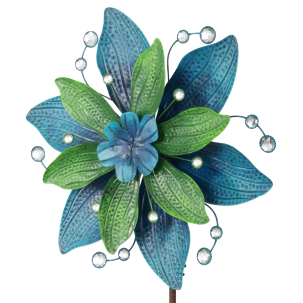 Exotic Flower Hawaii - Windspiel Blume - Windrad Gartenobjekt – Bild 3