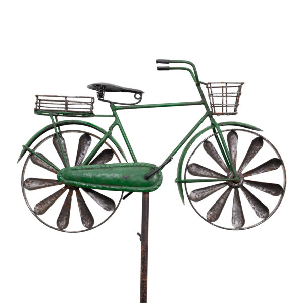 Windspiel City Bike - Gartendeko Windrad Fahrrad Gartenstecker Bicycle