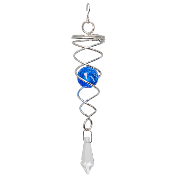 LITTLE CRYSTAL TWISTER - Deppelhelix-Spirale mit Glaskugel - magische Kugel Spirale