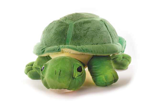 Kuscheltier Schildkröte mit Pailletten in grün Stofftier Plüschtier Deko süß 