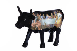 Cowparade Da Vinci - Das Abendmahl Leonardo da Vinci Kunstwerk Cowparade