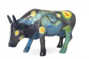 Cowparade Sternennacht Vincent Van Gogh Kunstwerk Cowparade Collectables A 46601