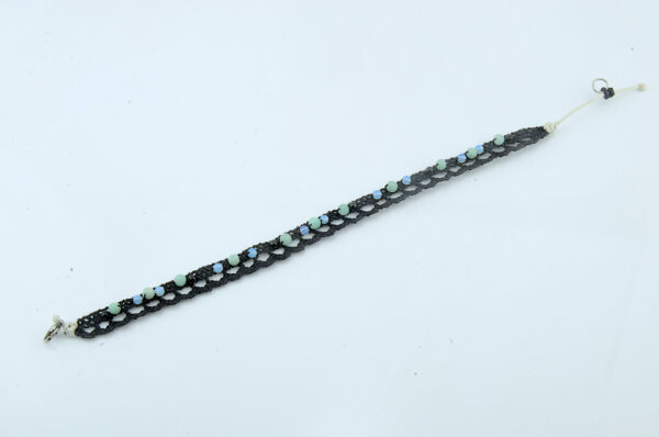 Amazonit Fußkettchen - Edelstein Fußkette