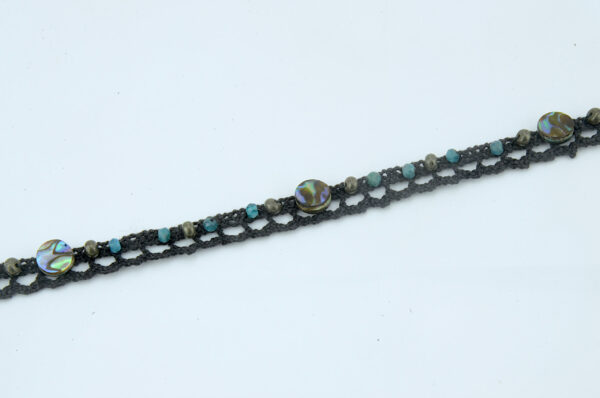 Abalonen Fußkettchen - Edelstein Fußkette