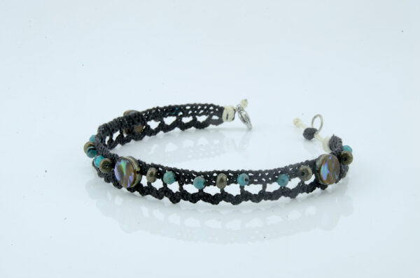 Abalonen Fußkettchen - Edelstein Fußkette