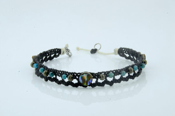 Abalonen Fußkettchen - Edelstein Fußkette