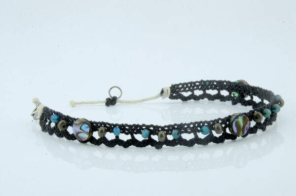 Abalonen Fußkettchen - Edelstein Fußkette