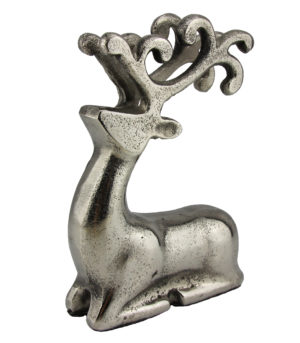 Dekofigur Hirsch Figur Aluminium 32946
