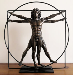 Der Vitruvianische Mensch Skulptur Da Vinci - Parastone - L´homme de Vitruve
