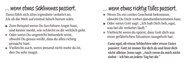 Doppelkarte Manchmal steht die Welt Kopf - für Kinder KK086