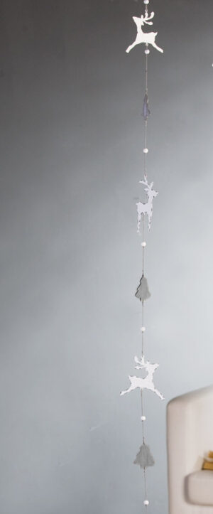 Elche Weihnachtsbaum oder Stern Girlande - Shabby Chic Weihnacht - Weihnachtsbäume