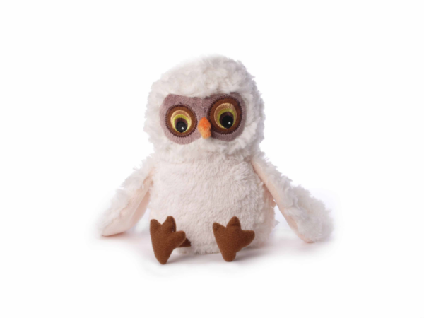 Schneeeule Plüsch Kuscheltier Eule weiß Stofftier 20 cm 