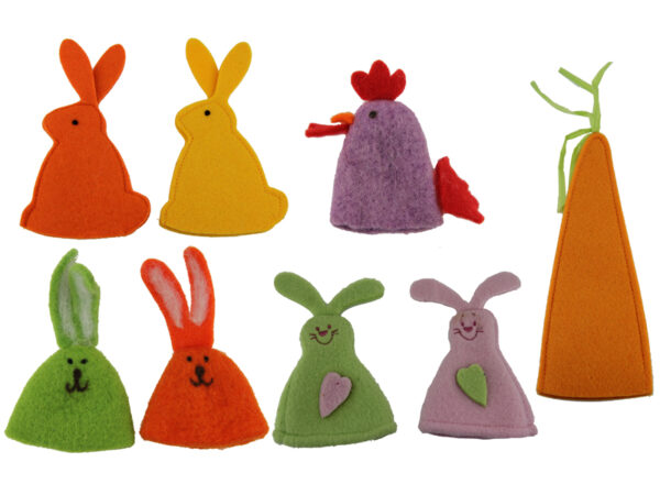Filz Eierwärmer Hase, Huhn, Karotte - Eierwärmer Ostern