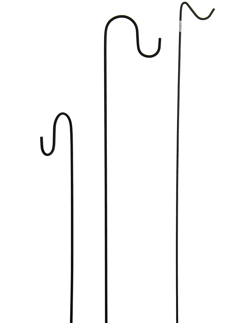 2PCS Garten Schäferhaken Hirtenhaken Metall Garten Produktbild-Vorschau 5