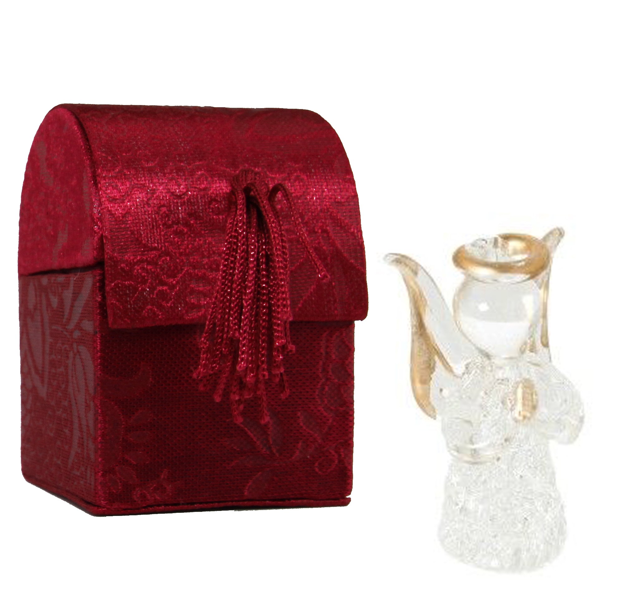 Kristall-Schutzengel Figur Aus K9-Glas - Handgefertigte Dekoration & Besonderes Geschenk Für Frauen