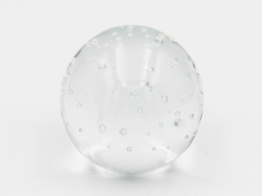 Glas Traumkugel klar - Wunschkugel - Briefbeschwerer - Paperwight