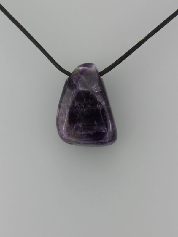 Glücksstein Amethyst Kette Sternzeichen Fische Kette Lederband Sternzeichen Fische Edelstein Fische Sternzeichen Kette - Amethyst