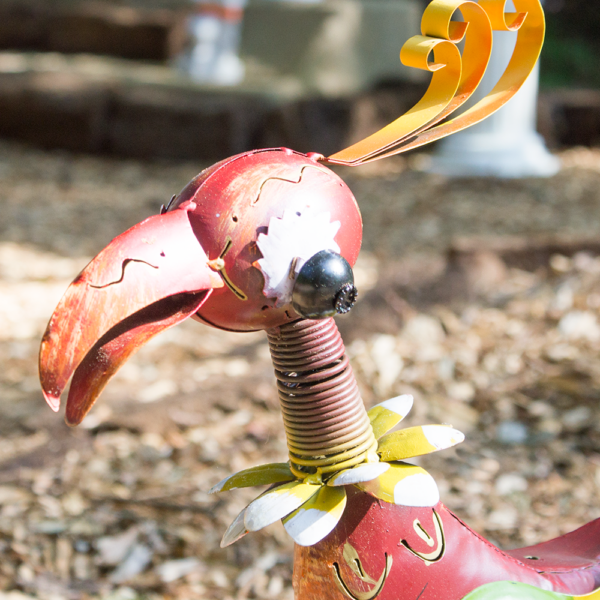 Metallwindlicht Fasan Skulptur - Candle Bird - Windlicht Fasan Lilly