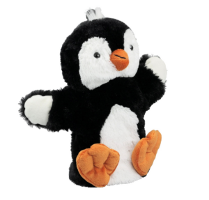 Handpuppe Pinguin Kuscheltier Plüschtier - Super Soft Plüsch