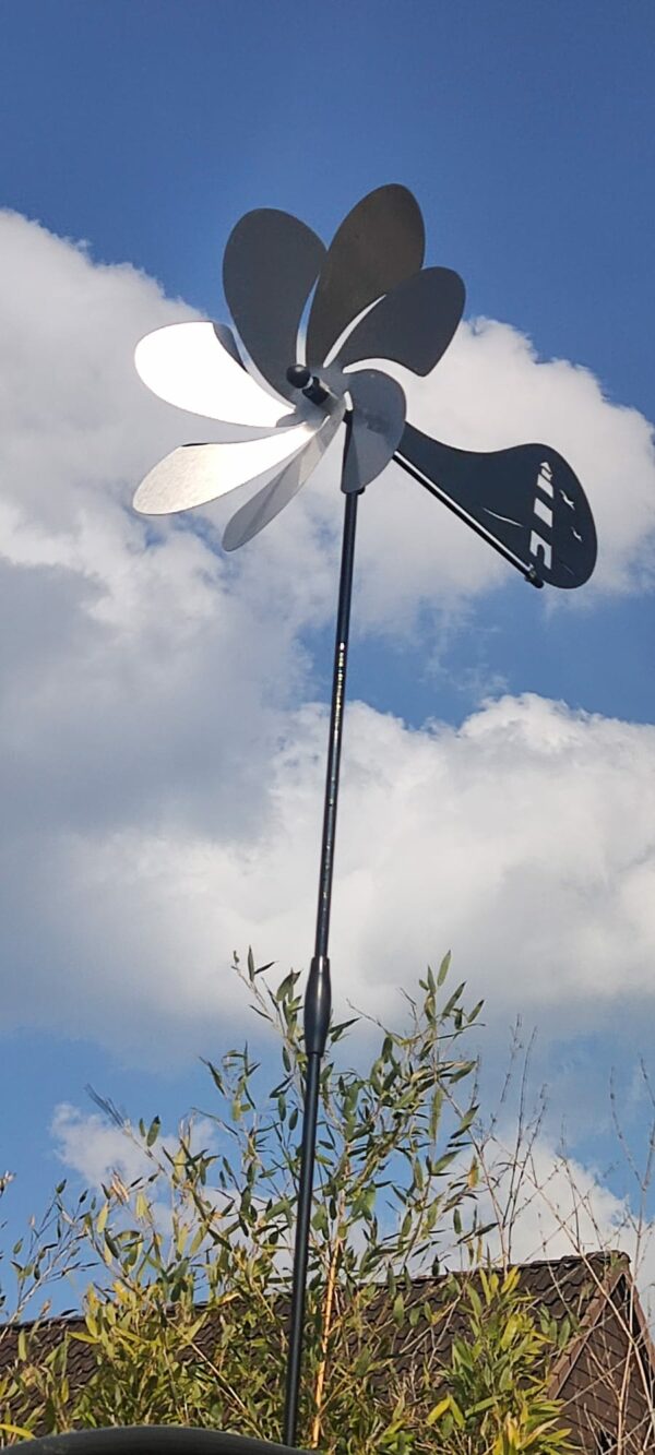 Ventura LEUCHTTURM Windspiel - Orbit Windrad Edelstahl mit Windrichtungsanzeiger – Bild 5