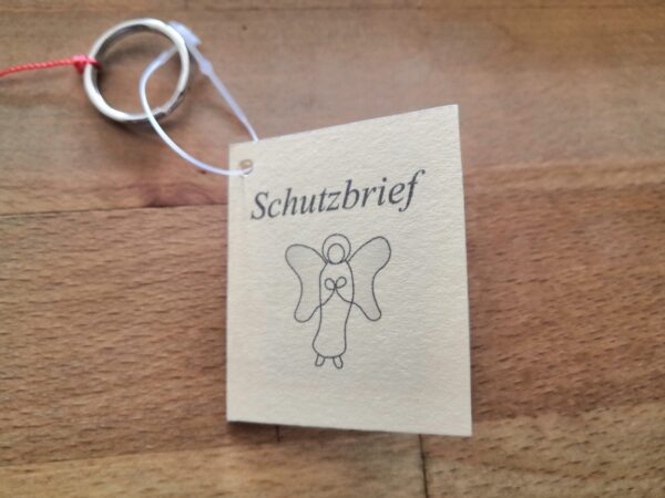 Suncatcher Engel inkl. Schutzbrief - Schutzengel Fensterhänger 17cm – Bild 2