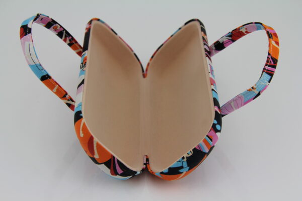 Brillenetui "Pop Art"- robustes Hard Case mit praktischem Henkel-Brillenbox - Handtasche für die Sonnenbrille – Bild 2